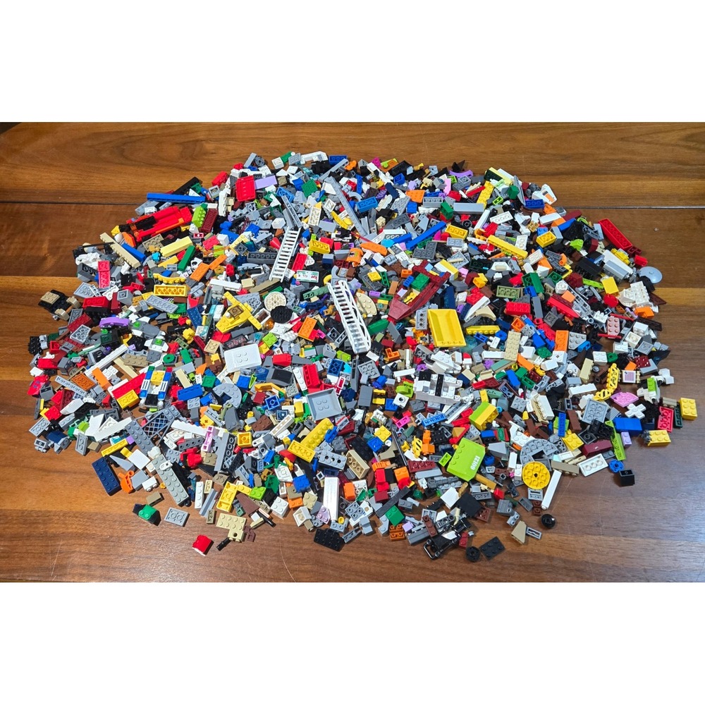 Bulk Lego Bricks Mixed Lot Assorted Colors Shapes Specialized Pieces 5lb
